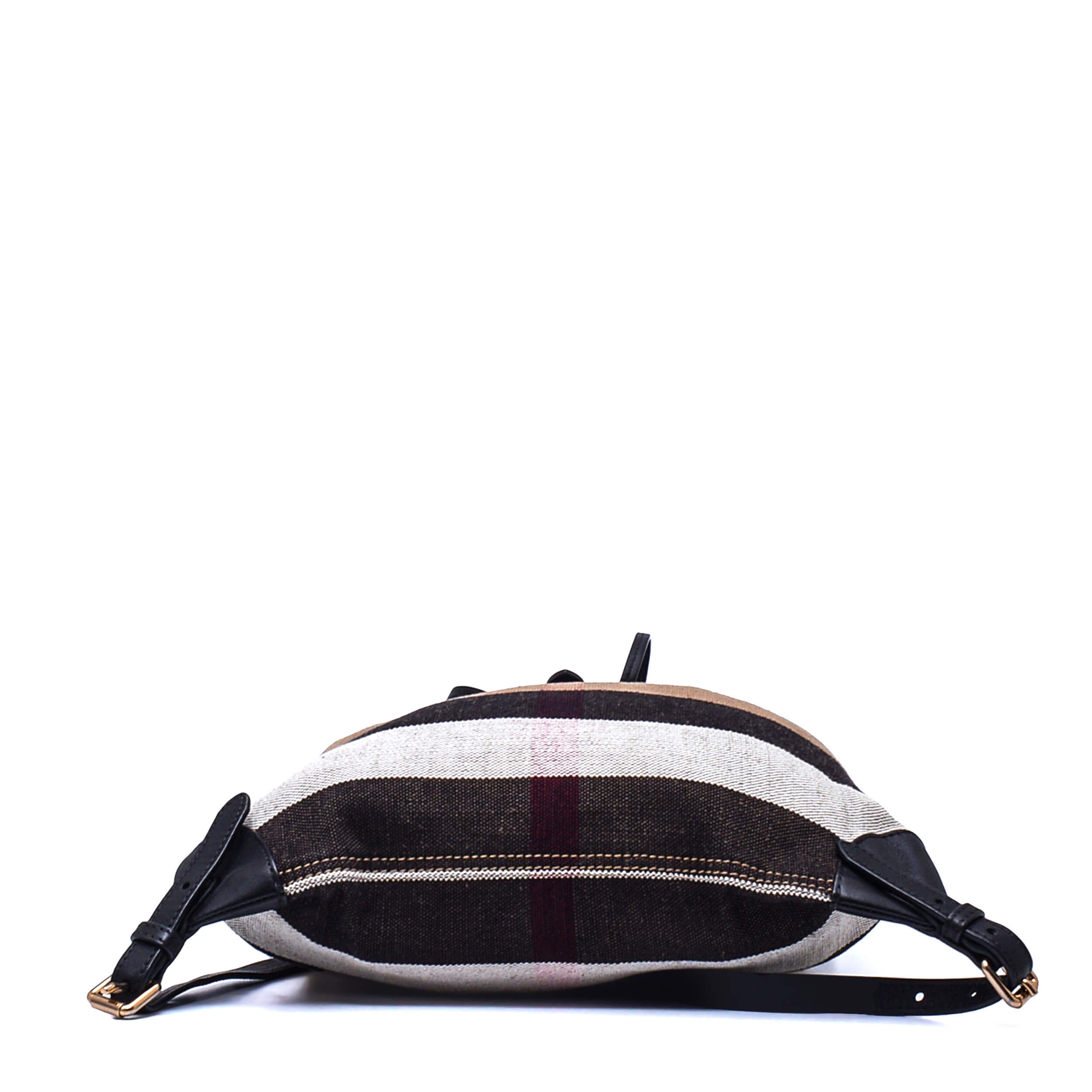 Burberry - Iconic Beige Check Canvas Chiltern Backpack